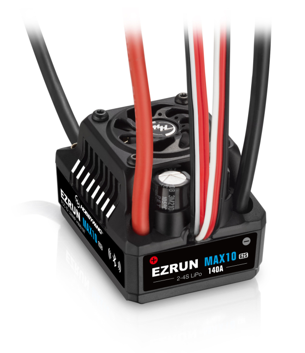 Hobbywing EzRun MAX10 G2S 140A 2-4S Sensor WP Fartreglage 1/10 i gruppen RADIOSTYRD BIL / Tillbehör / Fartreglage / Reglage (bil) hos Rynosx4 Hobbyshop AB (HW30102500)