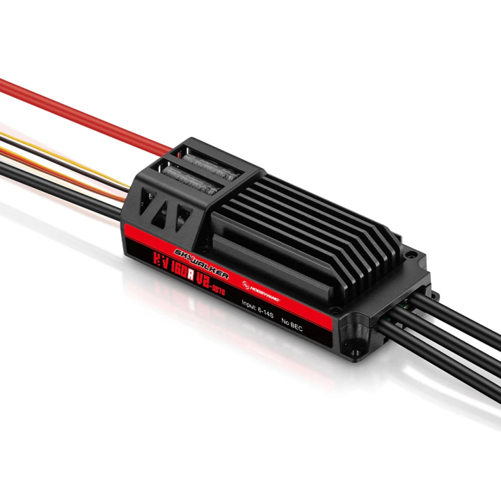 Hobbywing Skywalker 160A HV Opto V2 Fartreglage 6-14S utan BEC i gruppen RADIOSTYRDA FLYG / Tillbehör / Fartreglage / Reglage (Fartreglage Flyg) hos Rynosx4 Hobbyshop AB (HW30222301)