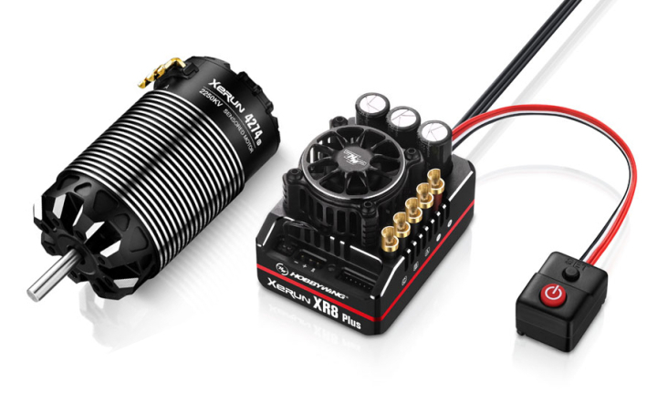 Hobbywing XeRun Combo XR8 Plus G2S 4274SD 2250kV Black G3 i gruppen Elektronik / Elmotorer / Kompletta motorsystem hos Rynosx4 Hobbyshop AB (HW38020504)