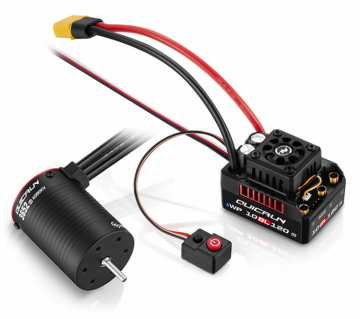 Hobbywing QuicRun Combo 10BL120 - 3652SL 3250kV G2 1/10 i gruppen Elektronik / Elmotorer / Kompletta motorsystem hos Rynosx4 Hobbyshop AB (HW38030207)