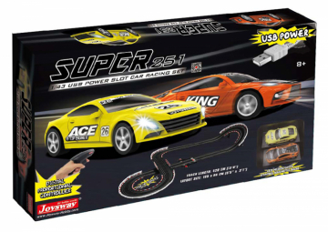Joysway Bilbana Super 251 USB 1/43 4.2m i gruppen LEKSAKER / Bilbanor / Bilbanor & Bilbandelar / Bilbanor hos Rynosx4 Hobbyshop AB (JW2251)