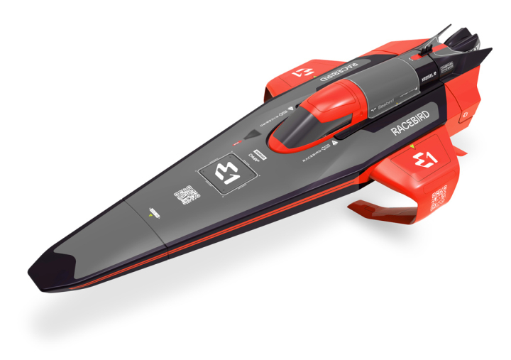 Joysway RaceBird Lite E1 Bärplansbåt 1/14 RTR Röd i gruppen RADIOSTYRD BÅT / Båtar RC / Båtar (elmotor) hos Rynosx4 Hobbyshop AB (JW8608-RED)