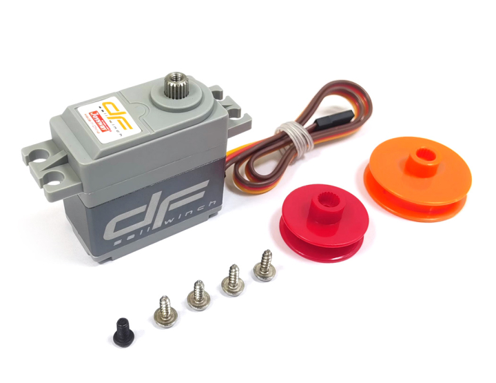 Servo Segelwinch Racing 16+25mm Trumma DF65/95 i gruppen RYNOS / Ej publicerat hos Rynosx4 Hobbyshop AB (JW881588)