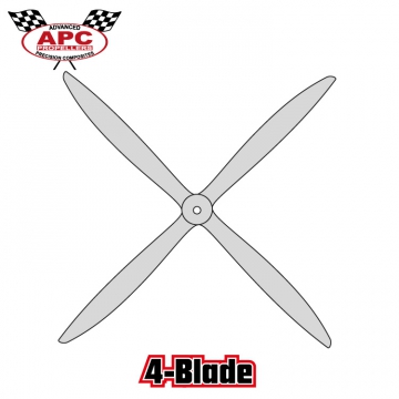 Propeller 15.5x12-4 4-blad i gruppen RADIOSTYRDA FLYG / Tillbehr / Propeller & spinner / Propeller hos Rynosx4 Hobbyshop AB (LP415512)
