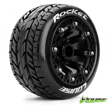 Dck & Flg ST-ROCKET 2,2" Svart Soft (2) i gruppen Fabrikat / L / Louise RC World / Dck Truck 2,2 1/16 hos Rynosx4 Hobbyshop AB (LT3188SB)