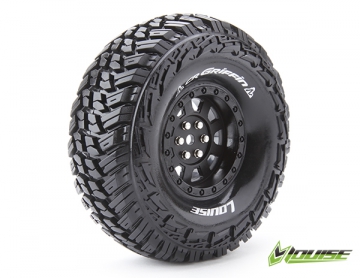 Dck & Flg CR-GRIFFIN 1.9" Svart (2) i gruppen Fabrikat / L / Louise RC World / Dck Crawler hos Rynosx4 Hobbyshop AB (LT3230VB)