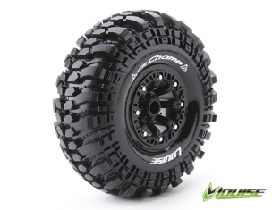 Dck & Flg CR-CHAMP 2,2" Svart (2) i gruppen Fabrikat / L / Louise RC World / Dck Crawler hos Rynosx4 Hobbyshop AB (LT3236VB)