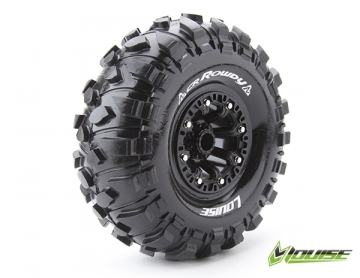 Dck & Flg CR-ROWDY 2,2" Svart (2) i gruppen Fabrikat / L / Louise RC World / Dck Crawler hos Rynosx4 Hobbyshop AB (LT3238VB)