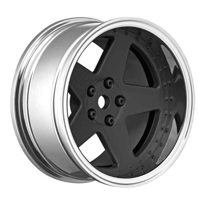 Louise Fälg Drift 5-Eker Matt Svart (2,4,6,8mm Offset) 12mm Hex (4) i gruppen RADIOSTYRD BIL / Tillbehör / Däck & fälg hos Rynosx4 Hobbyshop AB (LTLNHA560)