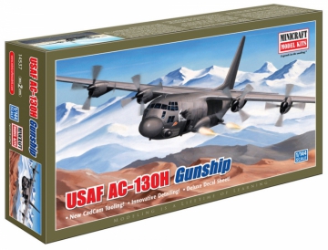 1/144 C-130H USAF Hercules Gunship i gruppen Fabrikat / M / Minicraft Models / Plastbyggsatser hos Rynosx4 Hobbyshop AB (MC14537)