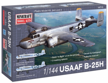 1/144 B-25H USAAF i gruppen Fabrikat / M / Minicraft Models / Plastbyggsatser hos Rynosx4 Hobbyshop AB (MC14713)