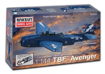 1/144 TBM Avenger USN i gruppen Bygg & Verktyg / Plastmodeller / Flyg/Heli hos Rynosx4 Hobbyshop AB (MC14731)