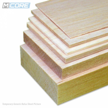 Balsaflak 5x100x1000mm M-Core i gruppen Bygg & Verktyg / Byggmaterial / Trä hos Rynosx4 Hobbyshop AB (MCB-SH050-10-100)