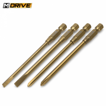 M-DRIVE Power Tool Bits Set Stjrnskruv & Sprskruv 4 & 5mm i gruppen Bygg & Verktyg / Verktyg / Meka  / Spr- & Stjrnmejslar hos Rynosx4 Hobbyshop AB (MD10300)