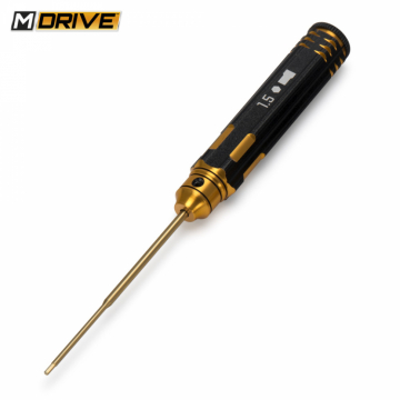 M-Drive PRO TiN Insexnyckel Rak - 1.5mm i gruppen RADIOSTYRD BIL / Tillbehr / Verktyg / Insexmejslar (bil) hos Rynosx4 Hobbyshop AB (MD21015)