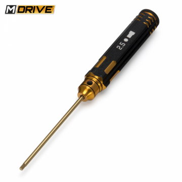 M-Drive PRO TiN Insexnyckel Rak - 2.5mm i gruppen RADIOSTYRD BIL / Tillbehr / Verktyg / Insexmejslar (bil) hos Rynosx4 Hobbyshop AB (MD21025)