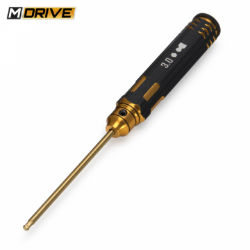 M-Drive PRO TiN Insexnyckel med Kula - 3.0mm i gruppen RADIOSTYRD BIL / Tillbehr / Verktyg / Insexmejslar (bil) hos Rynosx4 Hobbyshop AB (MD23030)