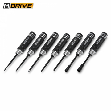 M-DRIVE Mini Verktyg Set Insex, Mutter, Skruvmejslar 7-delar i gruppen Bygg & Verktyg / Verktyg / Meka  / Verktygssatser hos Rynosx4 Hobbyshop AB (MD45000)