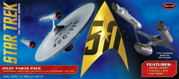 Star Trek TOS U.S.S. Enterprise Pilot Parts Pack 1/350 i gruppen Fabrikat / P / Polar Lights / Plastbyggsatser hos Rynosx4 Hobbyshop AB (MKA018)