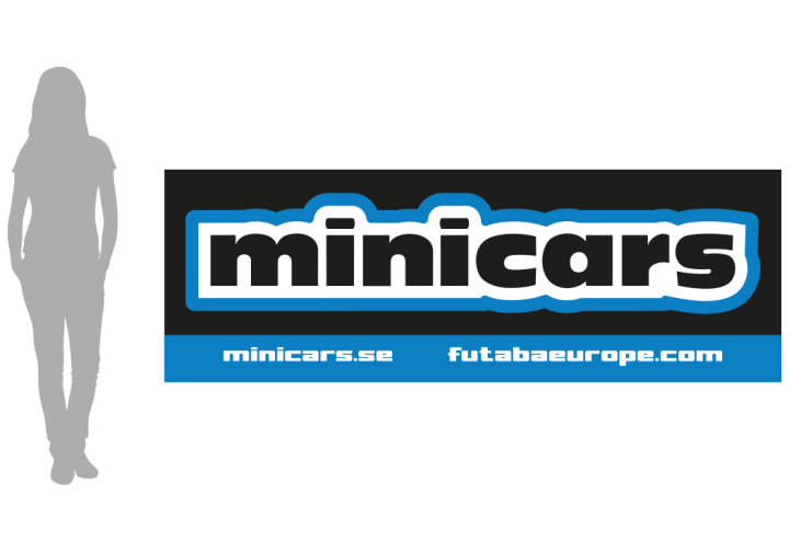 Banner Minicars - L 100x290cm i gruppen MERCHANDISE / Övrigt hos Rynosx4 Hobbyshop AB (MM5120-L)