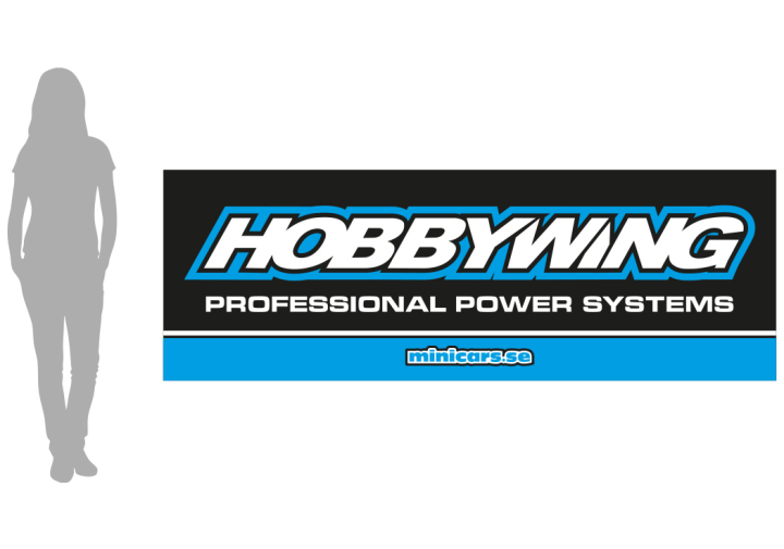 Banner Hobbywing - L 100x290cm i gruppen MERCHANDISE / Övrigt hos Rynosx4 Hobbyshop AB (MM5140-L)