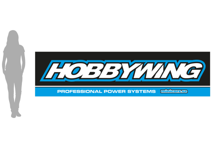 Banner Hobbywing - XL 100x390cm i gruppen MERCHANDISE / Övrigt hos Rynosx4 Hobbyshop AB (MM5140-XL)