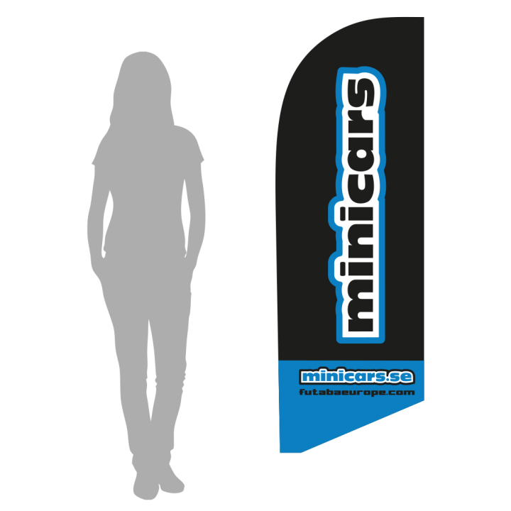 Beachflagga Minicars - XS 180cm i gruppen MERCHANDISE / Övrigt hos Rynosx4 Hobbyshop AB (MM5220-XS)