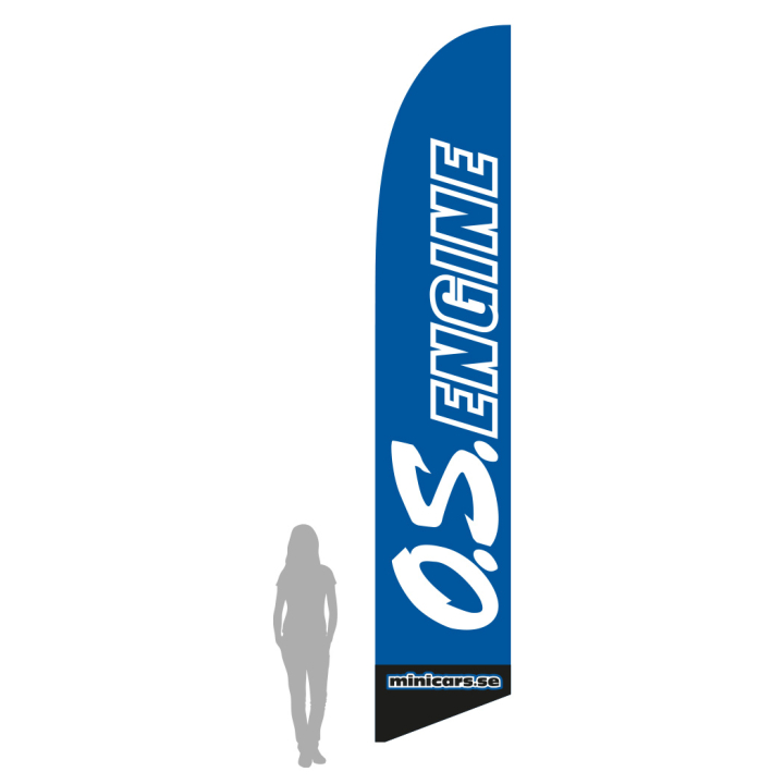 Beachflagga O.S.Engine - XL 520cm i gruppen MERCHANDISE / Övrigt hos Rynosx4 Hobbyshop AB (MM5230-XL)