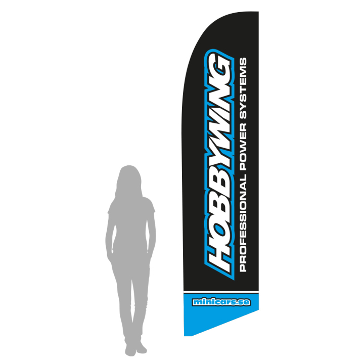 Beachflagga Hobbywing - M 310cm i gruppen MERCHANDISE / Övrigt hos Rynosx4 Hobbyshop AB (MM5240-M)