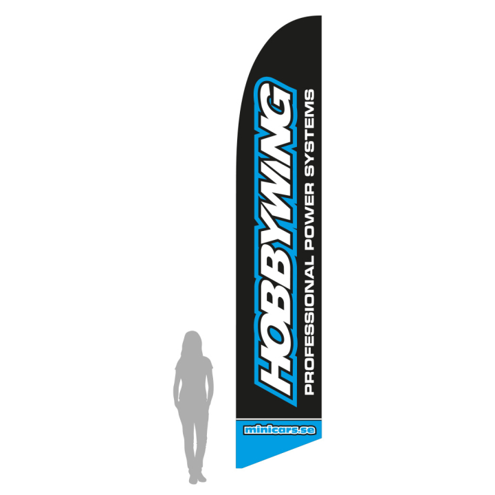 Beachflagga Hobbywing - XL 520cm i gruppen MERCHANDISE / Övrigt hos Rynosx4 Hobbyshop AB (MM5240-XL)