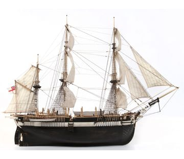 OcCre HMS Terror 1/75 Expeditionsfartyg 676mm i gruppen Bygg & Verktyg / Byggsatser trä / Träbåtar hos Rynosx4 Hobbyshop AB (OC12004)