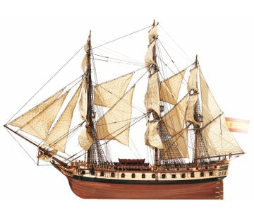 OcCre Diana 1/85 Fregatt 850mm i gruppen Bygg & Verktyg / Byggsatser trä / Träbåtar hos Rynosx4 Hobbyshop AB (OC14001)