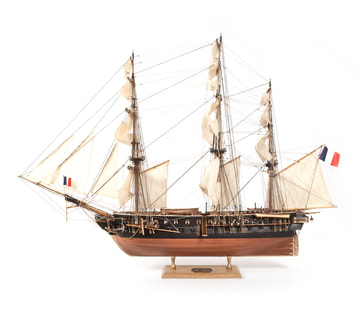 OcCre Belle Poule 1/90 Skepp 1085mm i gruppen Bygg & Verktyg / Byggsatser trä / Träbåtar hos Rynosx4 Hobbyshop AB (OC15007)