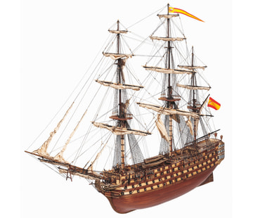 OcCre Santisima Trinidad 1/90 Skepp 1060mm i gruppen Bygg & Verktyg / Byggsatser trä / Träbåtar hos Rynosx4 Hobbyshop AB (OC15800)