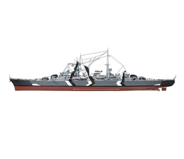 OcCre Prinz Eugen 1/200 WW2 Kryssare 1070mm i gruppen Bygg & Verktyg / Byggsatser trä / Träbåtar hos Rynosx4 Hobbyshop AB (OC16000)