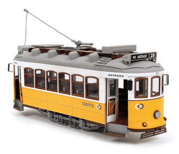 OcCre Lisboa Spårvagn 1/24 360mm i gruppen Bygg & Verktyg / Byggsatser trä / Modelltåg hos Rynosx4 Hobbyshop AB (OC53005)