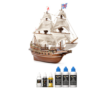 OcCre Färgset 6 Flaskor HMS Revenge i gruppen Bygg & Verktyg / Färg & penslar / Övrig färg hos Rynosx4 Hobbyshop AB (OC90519)