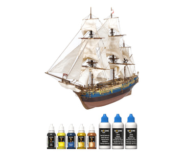 OcCre Färgset 8 Flaskor HMS Bounty i gruppen Bygg & Verktyg / Färg & penslar / Övrig färg hos Rynosx4 Hobbyshop AB (OC90525)