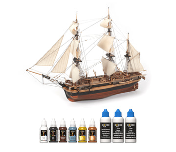 OcCre Färgset 9 Flaskor HMS Erebus i gruppen Bygg & Verktyg / Färg & penslar / Övrig färg hos Rynosx4 Hobbyshop AB (OC90532)