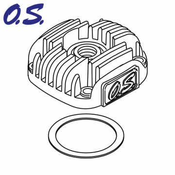 O.S. Topplock (Silver) MAX-15LA i gruppen RADIOSTYRDA FLYG / Tillbehr / Brnslemotorer / Reservdelar (brnslemotorer flyg/heli) hos Rynosx4 Hobbyshop AB (OS21754010)