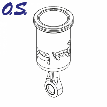 O.S. Kolv, Foder & Vevstake SPEED R2103 i gruppen RADIOSTYRD BIL / Tillbehr / Brnslemotorer / Reservdelar (brnslemotor bil) hos Rynosx4 Hobbyshop AB (OS2AY03010)