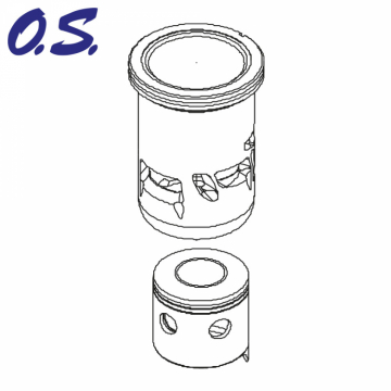 O.S.SPEED Kolv & Foder R21 Euro-Spec i gruppen RADIOSTYRD BIL / Tillbehr / Brnslemotorer / Reservdelar (brnslemotor bil) hos Rynosx4 Hobbyshop AB (OS2C403000)