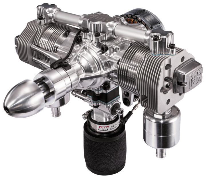 GF80TU2-FI UAV Motor 80cc 4-Takt Twin med Starter/Generator i gruppen RYNOS / Ej publicerat hos Rynosx4 Hobbyshop AB (OS3B400007)