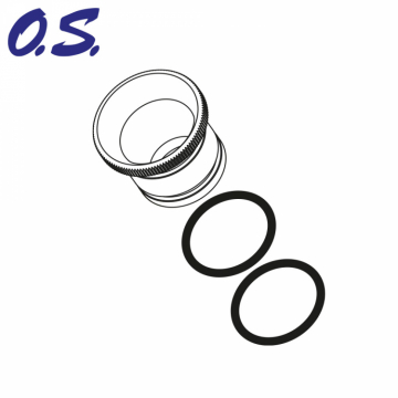 O.S. Frgasarinsats 8mm (Rd) med O-Ring i gruppen RADIOSTYRD BIL / Tillbehr / Brnslemotorer / Reservdelar (brnslemotor bil) hos Rynosx4 Hobbyshop AB (OS71533000)
