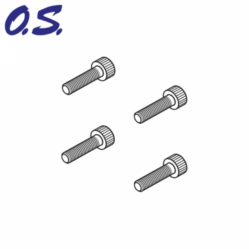 O.S. Insexskruv M3x12mm (10) i gruppen RADIOSTYRDA FLYG / Tillbehr / Brnslemotorer / Reservdelar (brnslemotorer flyg/heli) hos Rynosx4 Hobbyshop AB (OS79871140)