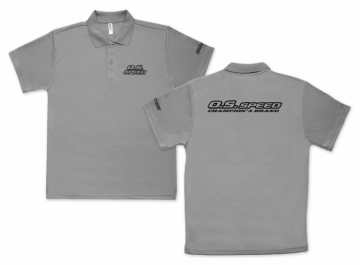 O.S.SPEED Dry Polo Shirt 2023 Grå L i gruppen MERCHANDISE / Tröjor / T-shirts hos Rynosx4 Hobbyshop AB (OS79883661)