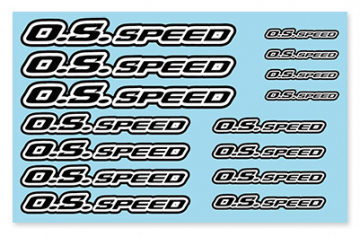 O.S.SPEED Pro Decal 2023 Svart i gruppen Fabrikat / O / O.S.Engines / Tillbehr hos Rynosx4 Hobbyshop AB (OS79884297)