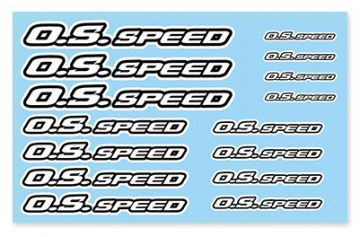 O.S.SPEED Pro Dekal 2023 Vit i gruppen Fabrikat / O / O.S.Engines / Tillbehr hos Rynosx4 Hobbyshop AB (OS79884298)