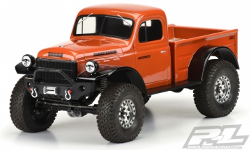 1946 Dodge Power Wagon Kaross (omlad) i gruppen RADIOSTYRD BIL / Tillbehr / Karosser & tillbehr hos Rynosx4 Hobbyshop AB (PL3499-00)