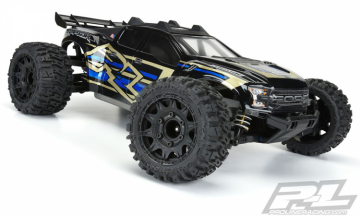 Pro-Line 2017 Ford F-150 Raptor Klippt/Omlad till Rustler 4x4 i gruppen RADIOSTYRD BIL / Tillbehr / Karosser & tillbehr hos Rynosx4 Hobbyshop AB (PL3528-17)